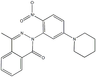 2-[2-nitro-5-(1-piperidinyl)phenyl]-4-methyl-1(2H)-phthalazinone