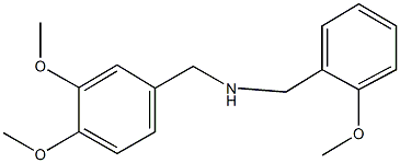 N-(3,4-dimethoxybenzyl)(2-methoxyphenyl)methanamine Struktur