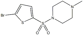 1-[(5-bromo-2-thienyl)sulfonyl]-4-methylpiperazine