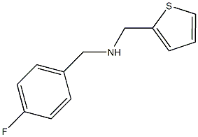 N-(4-fluorobenzyl)-N-(2-thienylmethyl)amine Struktur