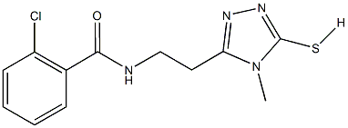 2-chloro-N-[2-(4-methyl-5-sulfanyl-4H-1,2,4-triazol-3-yl)ethyl]benzamide