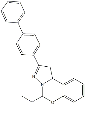 2-[1,1'-biphenyl]-4-yl-5-isopropyl-1,10b-dihydropyrazolo[1,5-c][1,3]benzoxazine