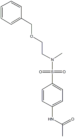 N-(4-{[[2-(benzyloxy)ethyl](methyl)amino]sulfonyl}phenyl)acetamide