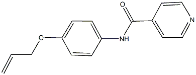 N-[4-(allyloxy)phenyl]isonicotinamide Structure