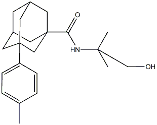 N-(2-hydroxy-1,1-dimethylethyl)-3-(4-methylphenyl)-1-adamantanecarboxamide