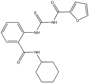 N-cyclohexyl-2-{[(2-furoylamino)carbothioyl]amino}benzamide