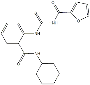  N-cyclohexyl-2-{[(2-furoylamino)carbothioyl]amino}benzamide