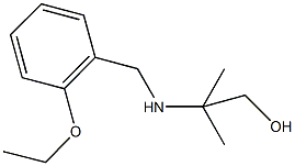 2-[(2-ethoxybenzyl)amino]-2-methyl-1-propanol Structure