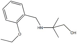 2-[(2-ethoxybenzyl)amino]-2-methyl-1-propanol Struktur