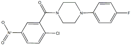 1-{2-chloro-5-nitrobenzoyl}-4-(4-fluorophenyl)piperazine