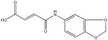 4-(1,3-benzodioxol-5-ylamino)-4-oxo-2-butenoic acid Structure