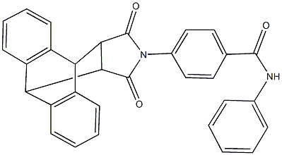 4-(16,18-dioxo-17-azapentacyclo[6.6.5.0~2,7~.0~9,14~.0~15,19~]nonadeca-2,4,6,9,11,13-hexaen-17-yl)-N-phenylbenzamide