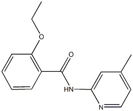 2-ethoxy-N-(4-methyl-2-pyridinyl)benzamide,,结构式