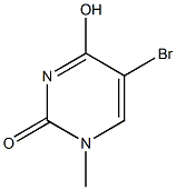 5-bromo-4-hydroxy-1-methyl-2(1H)-pyrimidinone Structure