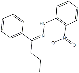 1-phenyl-1-butanone {2-nitrophenyl}hydrazone|