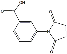 3-(2,5-dioxo-1-pyrrolidinyl)benzoic acid Structure