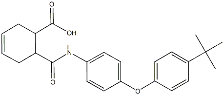 6-{[4-(4-tert-butylphenoxy)anilino]carbonyl}-3-cyclohexene-1-carboxylic acid