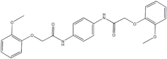  2-(2-methoxyphenoxy)-N-(4-{[(2-methoxyphenoxy)acetyl]amino}phenyl)acetamide