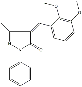 4-(2,3-dimethoxybenzylidene)-5-methyl-2-phenyl-2,4-dihydro-3H-pyrazol-3-one
