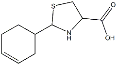 2-(3-cyclohexen-1-yl)-1,3-thiazolidine-4-carboxylic acid Structure