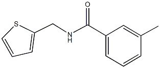 3-methyl-N-(2-thienylmethyl)benzamide,,结构式