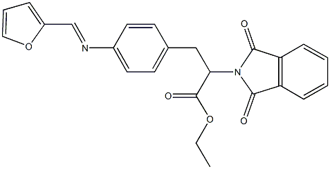 ethyl 2-(1,3-dioxo-1,3-dihydro-2H-isoindol-2-yl)-3-{4-[(2-furylmethylene)amino]phenyl}propanoate