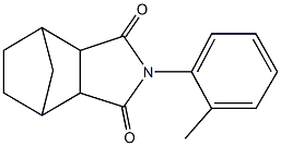 4-(2-methylphenyl)-4-azatricyclo[5.2.1.0~2,6~]decane-3,5-dione Struktur