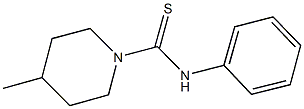 4-methyl-N-phenylpiperidine-1-carbothioamide 化学構造式