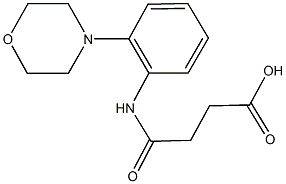 4-[2-(4-morpholinyl)anilino]-4-oxobutanoic acid