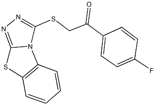 1-(4-fluorophenyl)-2-([1,2,4]triazolo[3,4-b][1,3]benzothiazol-3-ylsulfanyl)ethanone