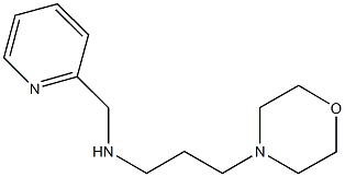 N-[3-(4-morpholinyl)propyl]-N-(2-pyridinylmethyl)amine Struktur