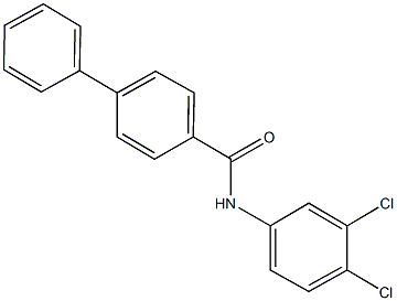 N-(3,4-dichlorophenyl)[1,1'-biphenyl]-4-carboxamide Struktur