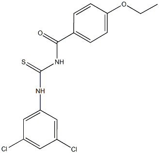  N-(3,5-dichlorophenyl)-N'-{[4-(ethyloxy)phenyl]carbonyl}thiourea