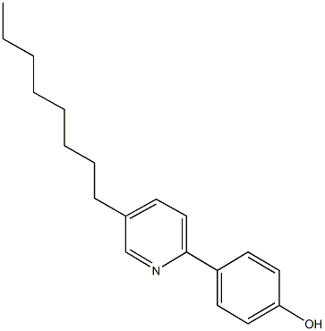 4-(5-octylpyridin-2-yl)phenol Structure