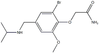 2-{2-bromo-4-[(isopropylamino)methyl]-6-methoxyphenoxy}acetamide