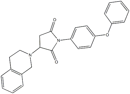 3-(3,4-dihydroisoquinolin-2(1H)-yl)-1-(4-phenoxyphenyl)pyrrolidine-2,5-dione