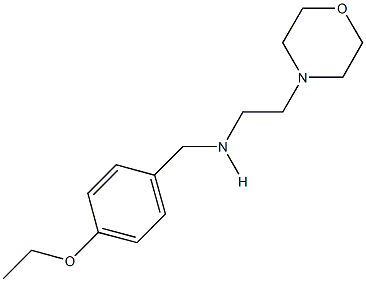 N-(4-ethoxybenzyl)-N-[2-(4-morpholinyl)ethyl]amine 结构式