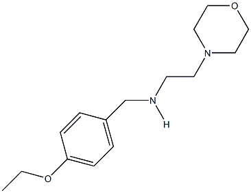 N-(4-ethoxybenzyl)-N-[2-(4-morpholinyl)ethyl]amine Structure