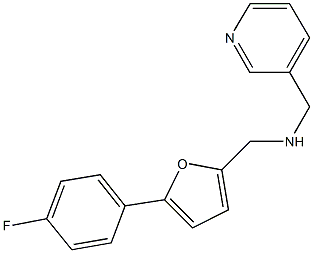 N-{[5-(4-fluorophenyl)-2-furyl]methyl}-N-(3-pyridinylmethyl)amine