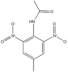 N-{2,6-bisnitro-4-methylphenyl}acetamide,,结构式