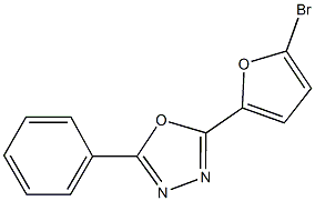 2-(5-bromo-2-furyl)-5-phenyl-1,3,4-oxadiazole