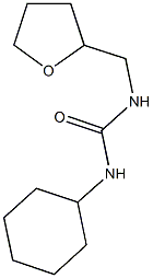 N-cyclohexyl-N'-(tetrahydro-2-furanylmethyl)urea Struktur