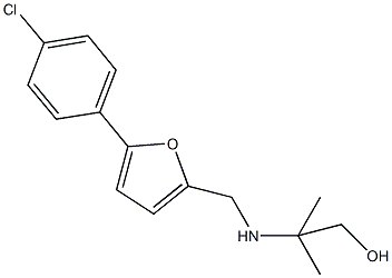  2-({[5-(4-chlorophenyl)-2-furyl]methyl}amino)-2-methyl-1-propanol