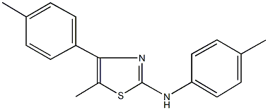  N-[5-methyl-4-(4-methylphenyl)-1,3-thiazol-2-yl]-N-(4-methylphenyl)amine