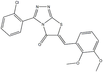 3-(2-chlorophenyl)-6-(2,3-dimethoxybenzylidene)[1,3]thiazolo[2,3-c][1,2,4]triazol-5(6H)-one|