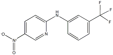 5-nitro-2-[3-(trifluoromethyl)anilino]pyridine Struktur