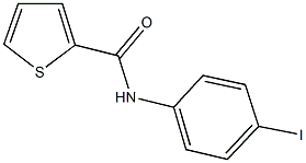 N-(4-iodophenyl)thiophene-2-carboxamide,,结构式