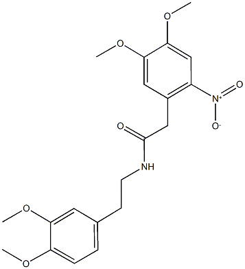 N-[2-(3,4-dimethoxyphenyl)ethyl]-2-{2-nitro-4,5-dimethoxyphenyl}acetamide