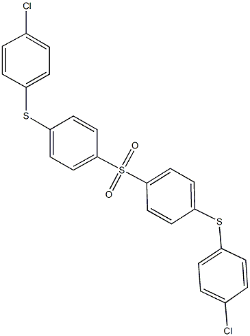 1-[(4-chlorophenyl)sulfanyl]-4-({4-[(4-chlorophenyl)sulfanyl]phenyl}sulfonyl)benzene
