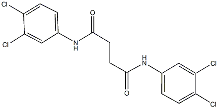 N~1~,N~4~-bis(3,4-dichlorophenyl)succinamide Structure